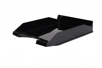 Irattálca, műanyag, VICTORIA OFFICE, fekete