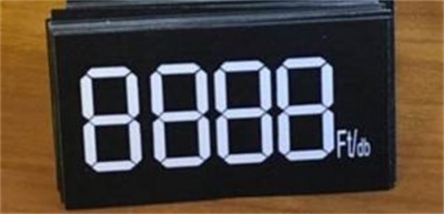 Papír árjelző digitális karakterekkel, 30x55 mm, 200 db/cs, fekete