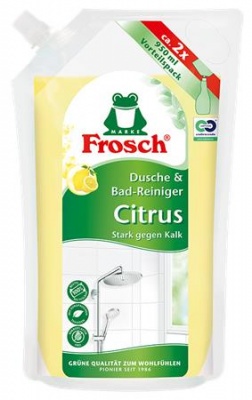 Fürdőszoba tisztítószer, 950 ml, utántöltő, FROSCH