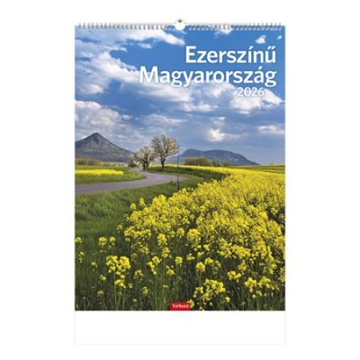 Naptár, fali, TOPTIMER, "Ezerszínű Magyarország"