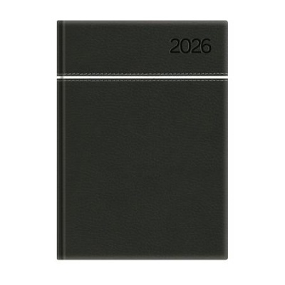 Naptár, tervező, B5, heti, TOPTIMER, "Young", fekete-fehér