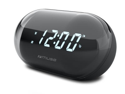 Rádió, órás, MUSE, "M-15GL", fekete