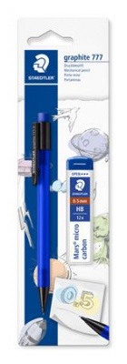 Nyomósirón és grafitbél, 0,5 mm, STAEDTLER "Graphite 777", vegyes színek
