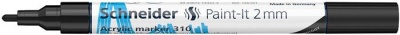 Dekormarker, akril, 2 mm, SCHNEIDER "Paint-It 310", fekete