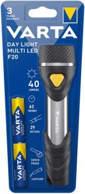 Elemlámpa, LED, 2xAA, VARTA "Day Light F20"