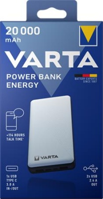 Power bank, 20.000 mAh, VARTA