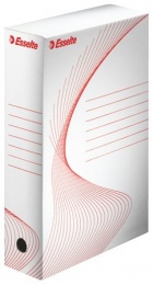 Archiválódoboz, A4, 80 mm, karton, ESSELTE "Standard", fehér