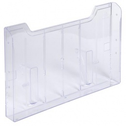 Katalógustartó fali elem, A4, fekvő, EXACOMPTA "Office", áttetsző