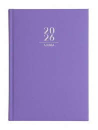 Naptár, tervező, A5, napi, VICTORIA OFFICE "Next", lila (2026 évi)