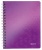 Spirálfüzet, A5, kockás, 80 lap, LEITZ "Wow", lila