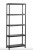 Polcrendszer, 5 polccal, 75 cm, KETER "Plus Shelf"